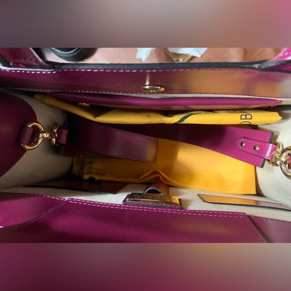 Valentino Victoria Flower Monogram Satchel - Picture 4 of 10